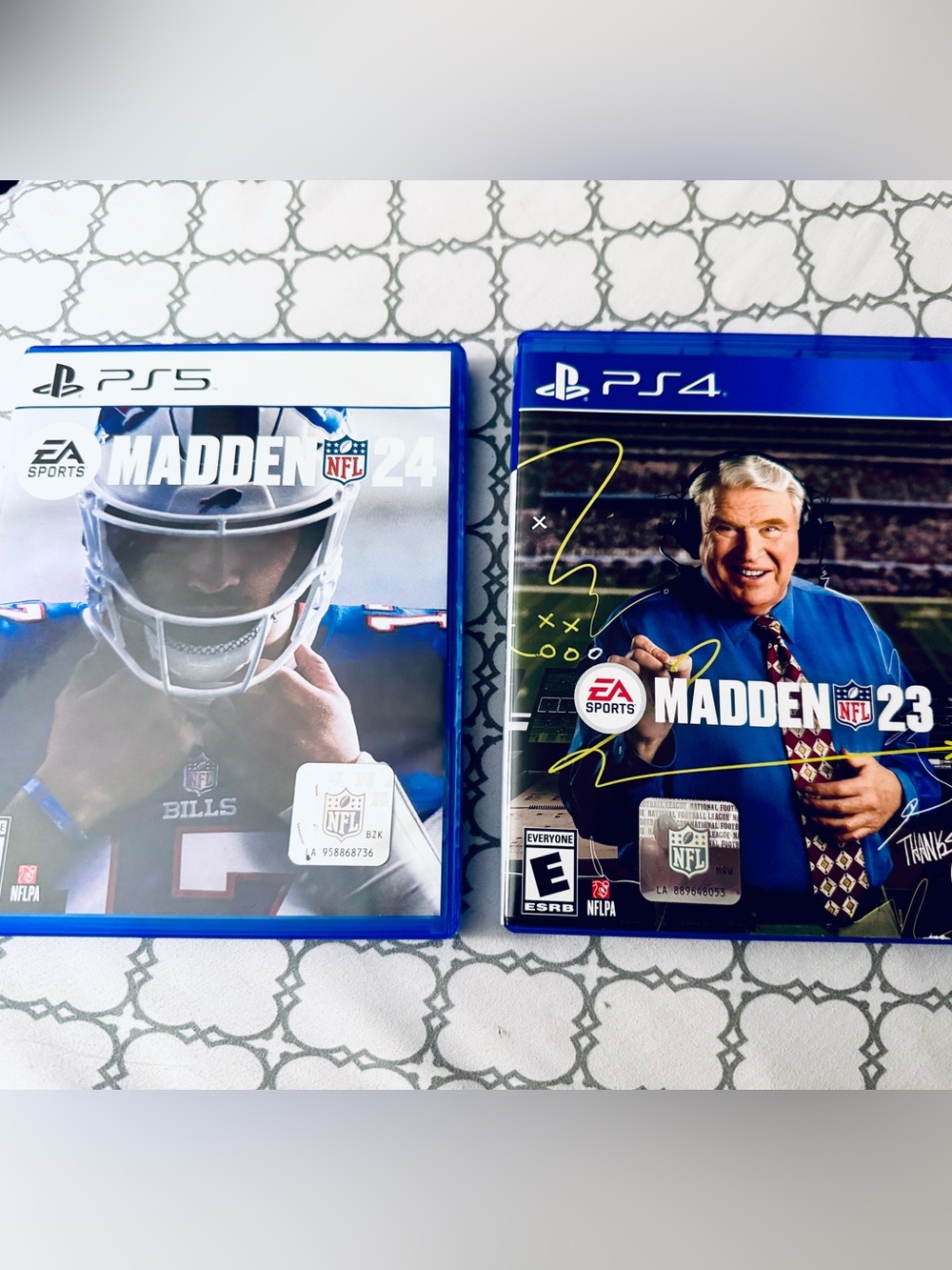 Madden NFL 23 PS4 Video Game & Madden 24 PS5 Video Game